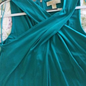 Michael Kors teal green cocktail dress, size XL. News but no tags